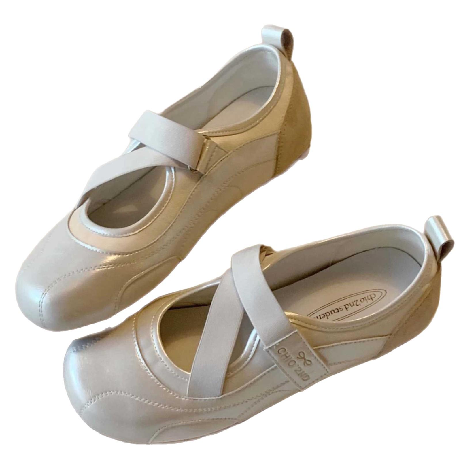 

Женские лоферы 2025 Лето Перекрестная шнуровка Удобная Повседневная обувь Легкие Дышащие Роскошные Балетки Zapatos Mujer 40