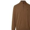 Polo Ralph Lauren Solid Color Mock Neck Fitted Long Sleeve Sweater Men sweater Brown 710876756-013