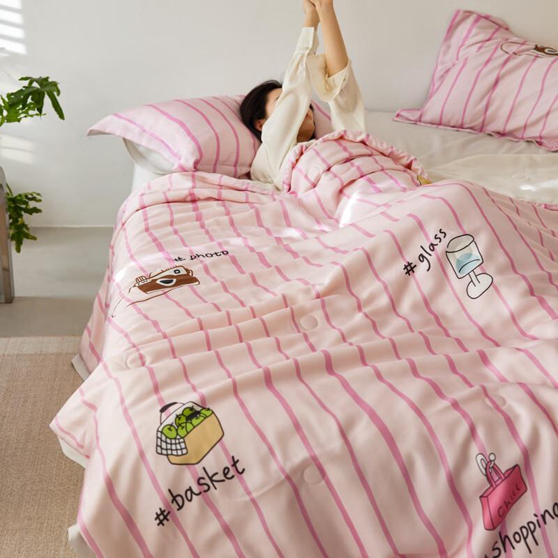 Yuanzhiwei Lyocell Tencel Cool Touch Summer Quilt 150x200cm