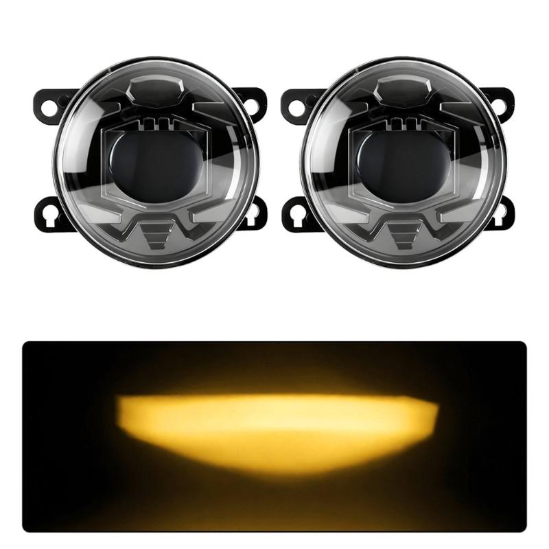 

Premium LED Fog Lights For 21 23 Vehicle Model Sport ABS Housing Simple Installation