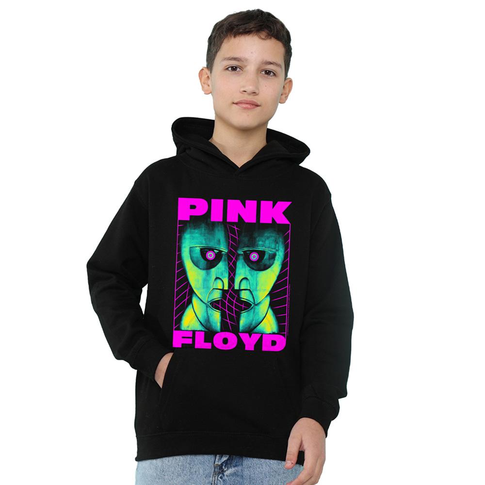 Pink Floyd Childrens/Kids Division Bell Neon Pull Over Hoodie