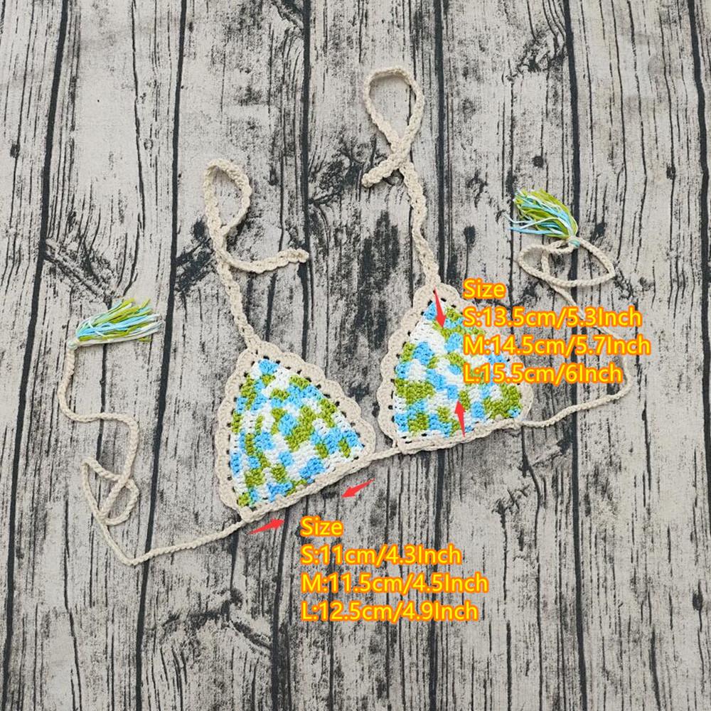 Handmade Crochet Bikini Set: Sexy Hot Style Swimsuit