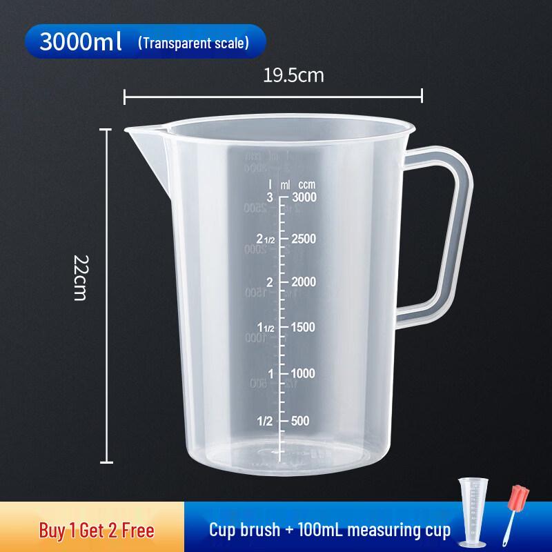 ZISIZ Graduated Plastic Measuring Cup