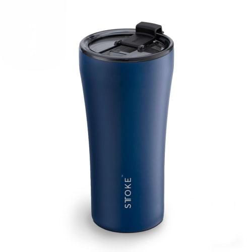 Stork Sustainable Cup Tumbler, 16oz, G, with Airtight Lid, Magnetic Blue, G (470ml), S12
