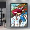Poster and Painting  Mewtwo Charizard Christmas Gifts Home Room Picture Wall Art Classic Spray Printing Canvas Painting