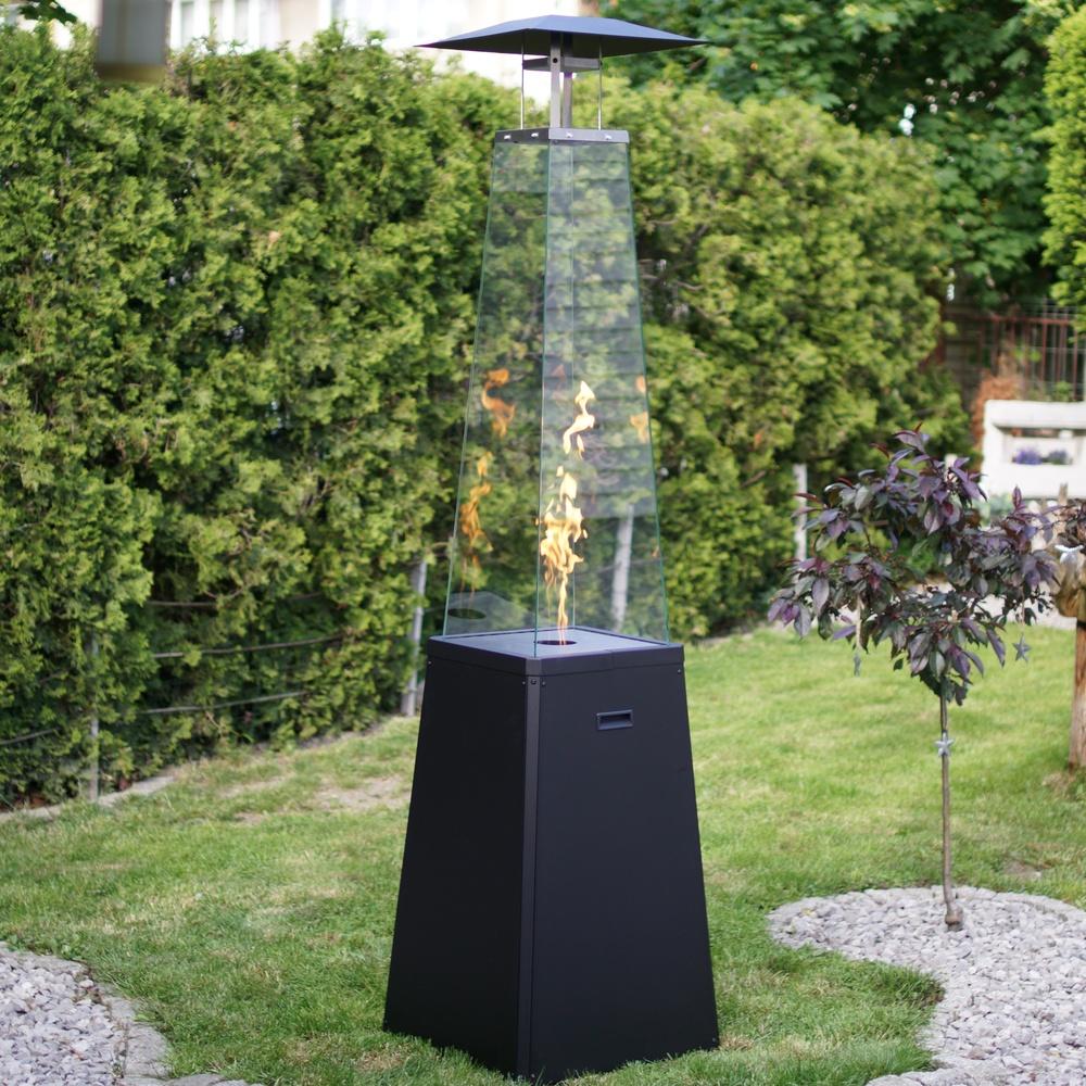 Outdoor Gas Heater Umbrella BS Steel 12 kW Set