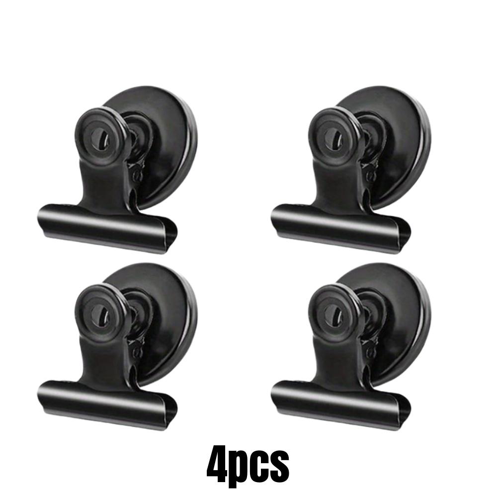 4/16pcs Magnetic Clips Heavy Duty Refrigerator Whiteboard Space-Saving Clip Set for Kitchen Office Photo Displays Holder Decor