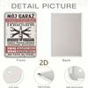 Vintage Metal Motorcycle Sign Retro Garage Wall Decor 30x20cm