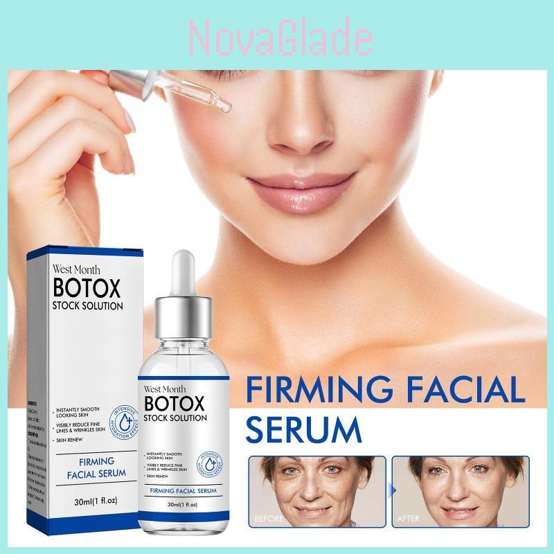 West Month Tightening Facial Serum Hydrating Moisturizing Brightening Skin Elixir For Diminishing Fine Lines And Wrinkles