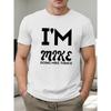 graphic Men'S Short Sleeve T-shirt Summer T-shirt Top