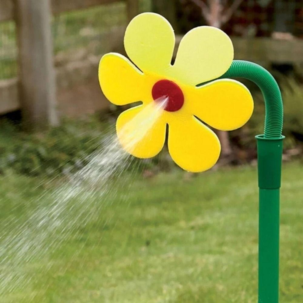 Lustiger verrückter Drehsprenger 720 drehendes Wassersprühspielzeug tanzende Gänseblümchen-Sprenger Bauernhof