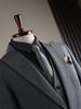 Men's Korean Style Slim Fit Professional Business Suit - High-End Formal Wear for Weddings & Events