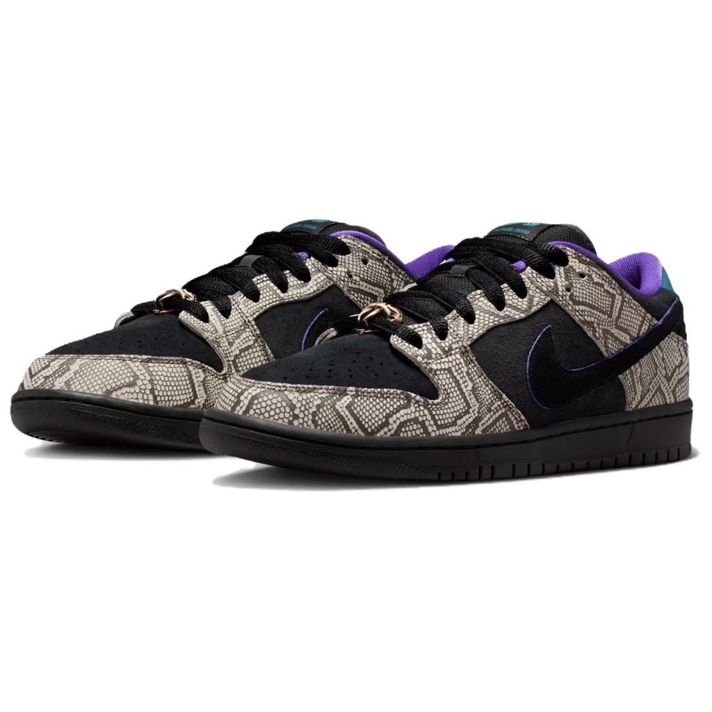 Nike X Dashawn Jordan Dunk SB Zapatillas de Skate de Caña Baja Unisex Negro Marrón IB6208-200