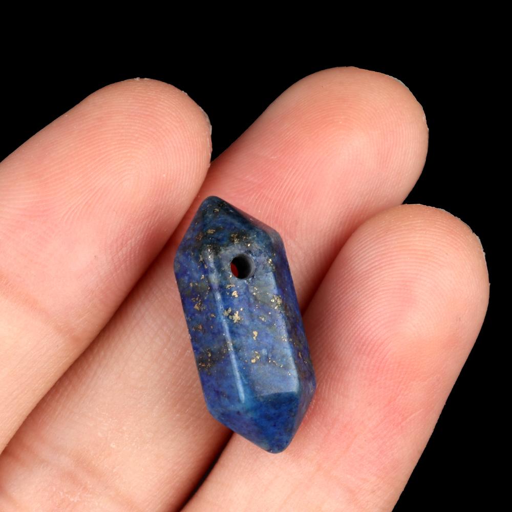 2Pcs Earrings Pendant Natural Stone Hexagonal Column Single-Hole Pendant For Jewelry Making DIY Earrings Necklace Accessory