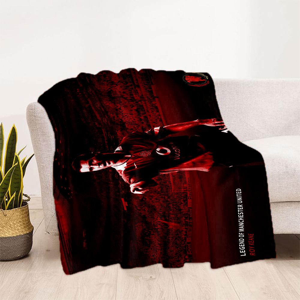 Football Player Yellow Kit Blanket Soft Warm Cozy Great for Couch Seaside Chair All-Season Use Digital Print Suitable for Gifting Relatives and Friend