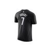 Nike NBA Brooklyn Nets Kevin Durant Graphic Print Crew Neck T-Shirt Men Tops Black CV8504-019