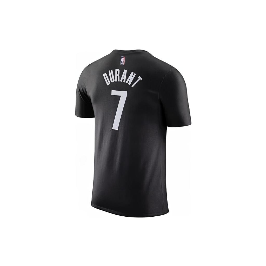 Nike NBA Brooklyn Nets Kevin Durant Graphic Print Crew Neck T-Shirt Men Tops Black CV8504-019