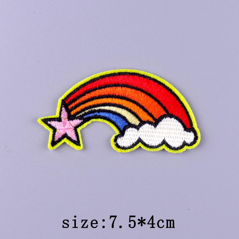 Patch Brodé Arc-en-ciel LGBT Thermocollant Pour Vêtements Patches Thermocollants Sur Vêtements Patch Cœur Gay Pour Vêtements Badges