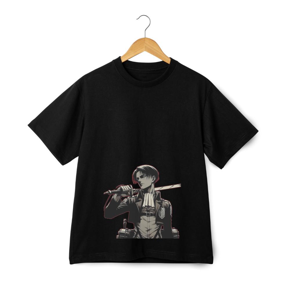 

Attack on Titan Levi Ackerman Unisex Graphic T-Shirt Anime Manga Casual Tee XL