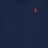 Polo Ralph Lauren Solid Color Round Neck Logo Embroidered Short Sleeve T-Shirt Kids Tops Deep-Blue 313833549-010