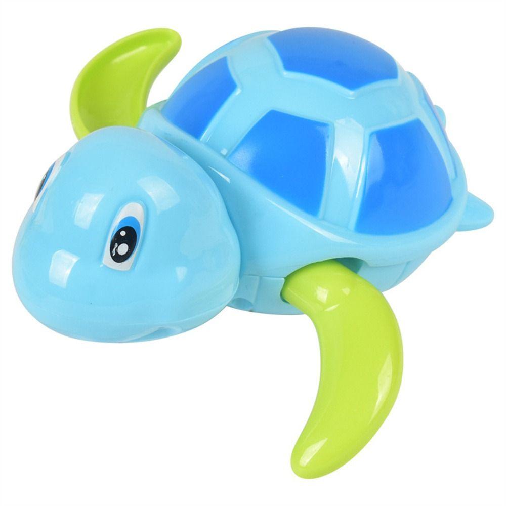 Cute Cartoon Wind Up Animal Tortoise Swim Turtle Baby Bath Toys Tortoise Water Toy  Bathing Shower