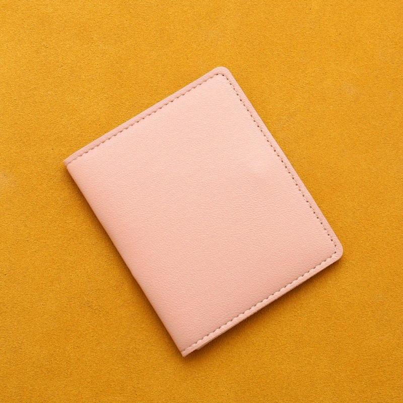 1pc Minimalist Ultra-Thin Solid Color Men's Card Holder with Multiple Card Slots, Card Wallet for Daily Casual Use, Unisex Coin Purse