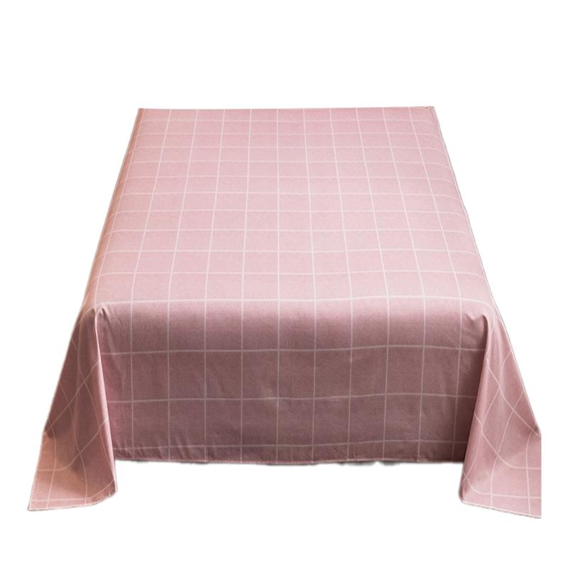 Washed Cotton Bed Sheet Bedspread Soft Breathable and Fade Resistant Easy Maintenance for Room Bedding Sheet