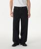 Big Wide Denim Pants [Washed Black]