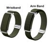 Nylon Fitness Tracker Strap Adjustable Bicep Band for Google Fitbit Air for Men Women