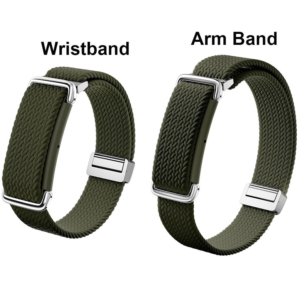 Nylon Fitness Tracker Strap Adjustable Bicep Band for Google Fitbit Air for Men Women