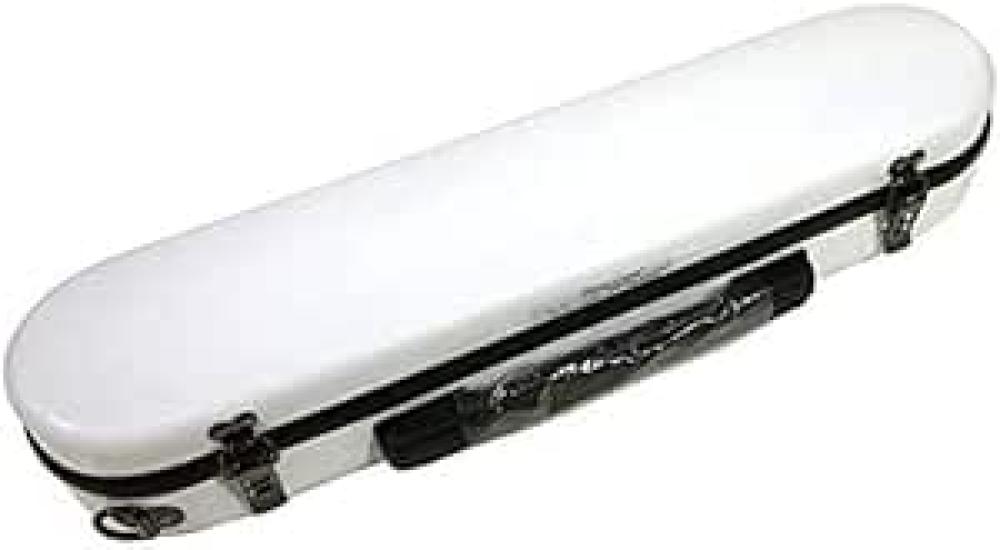 C.C. Shiny Case II for Flute, Wisteria, with Satin Silver Latch and Gray Molding, CC2-FL-WSG [Shoulder Strap Included]