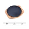 ZISIZ Cast Iron Teppanyaki Grill Pan