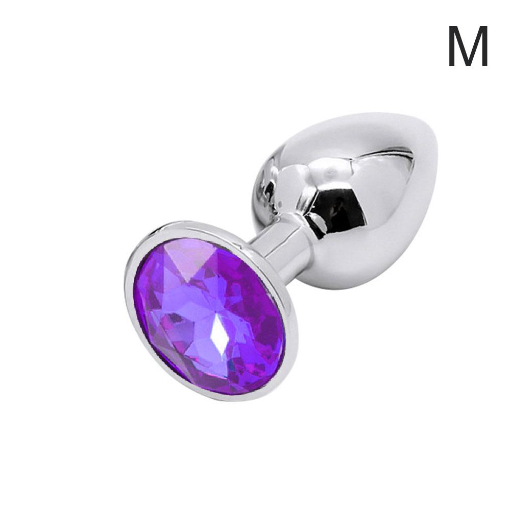 Multi Size Metal Diamond Anal Buttplug Toys for Men Women Couples Anal Expanders Sm Adult Sex Toys Gay Extreme Sex Bdsm Sex