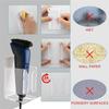 AEE4-Electric Razor Wall Mount Holder Acrylic Shaver Holder Razor Hanger Shaver Organizer B