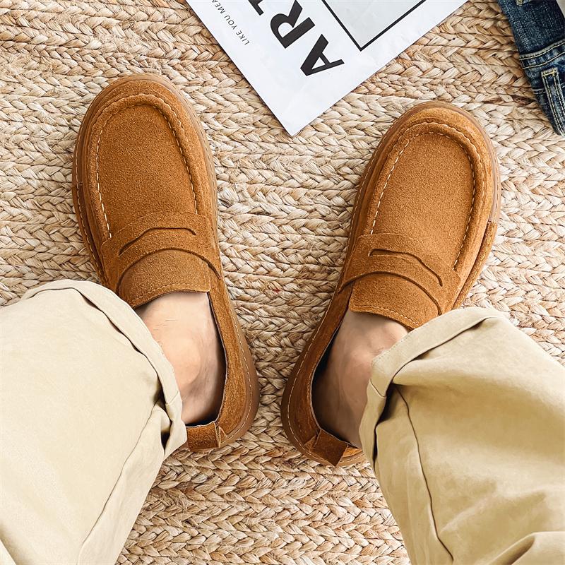 Fashion Casual and comfortable men's shoes Classic loafers Men's Luxury Brands Outdoor casual business versatile Genuine leather shoes