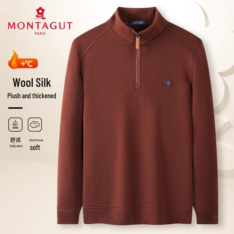MONTAGUT Men's Warm Half-Zip Pullover