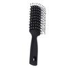 Detangling Hair Brush ABS Anti Static Non Slip Vented Massage Hair Brush with Hanging Hole for Hair CareBlack