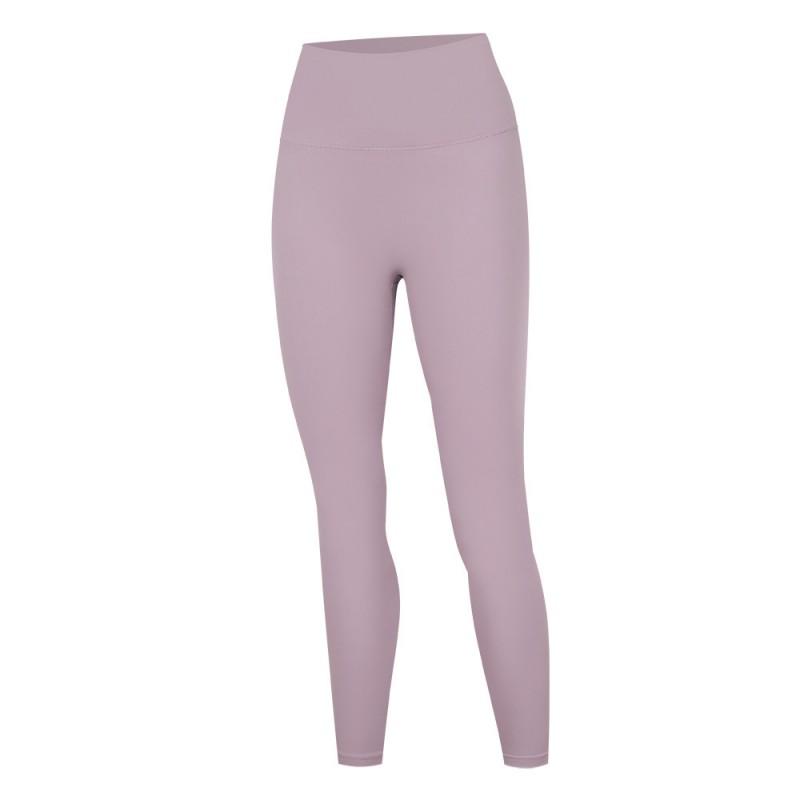 High-Waisted 9/10 Length Yoga Leggings Women Seamless Ultra-Stretch Quick-Dry Breathable Workout Pants