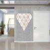 Acrylic Mirror Equilateral Triangle 15CM Combination Creative Wall Sticker Living Room Sofa Back Wall Decorative Painting