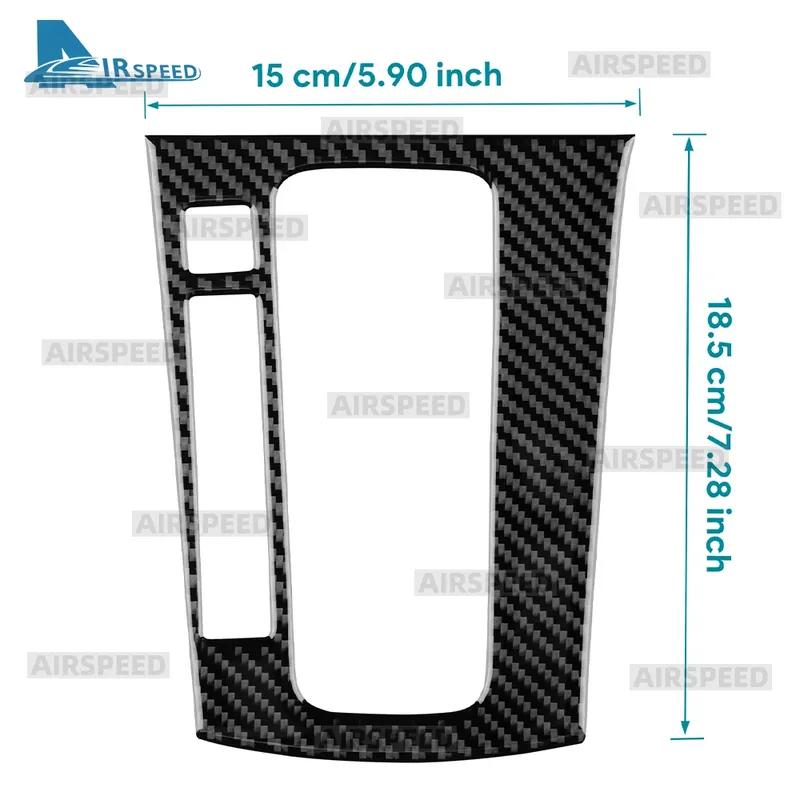 Real Soft Carbon Fiber LHD RHD Car Gear Shift Panel Sticker For Vauxhall Opel Astra H MK5 2004 2005 2006 2007 2008 2009 2010