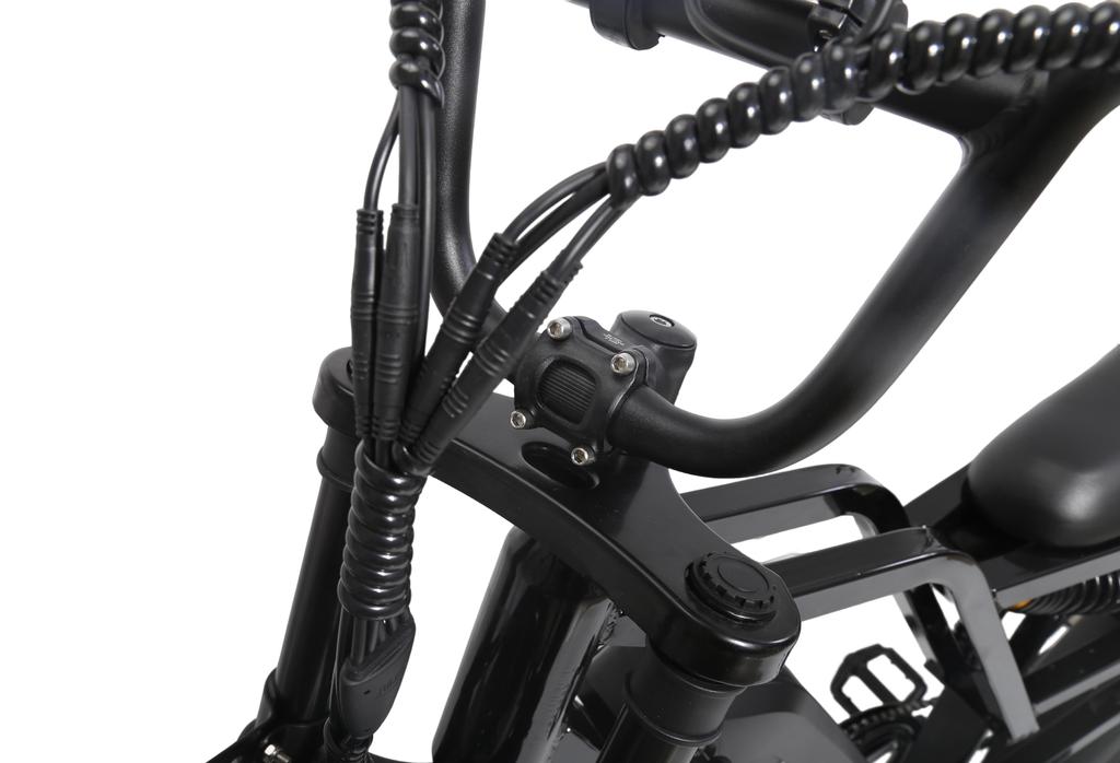 JKING FXH-009 E-Mountain Bike 48V15.6Ah B Artery 500W Motor 20 Inch Fat Tires 120KG Load 25KM/H Top Speed All-Terrain Electric Bicycle