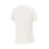 Li-Ning Comfortable Casual Simple Quick-Dry Letter Round Neck Pullover Short Sleeve T-Shirt Women T-Shirts Off-White ATSV140-1