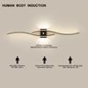 Human body Sensor LED Wall Light For Living Room Bedside TV Background Up&Down Black Gold White Wall Lamp Indoor Wall Lighting