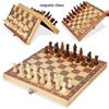 Solid Wood Portable Chess Set
