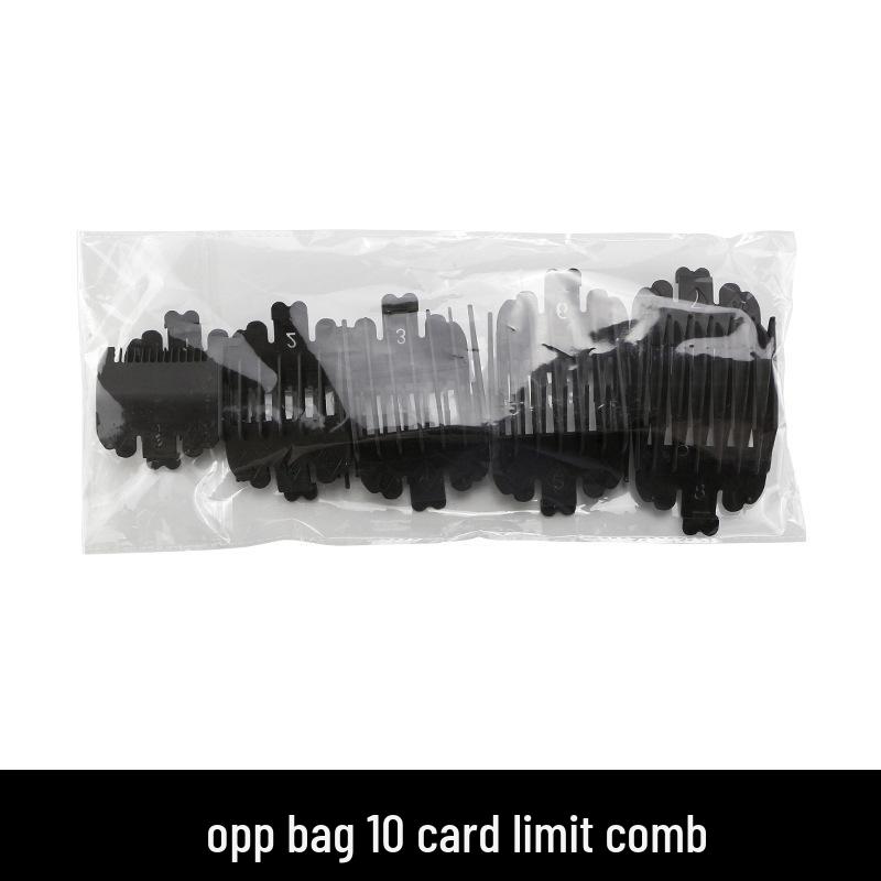 

Black Barber Clipper Comb Set - Electric Clipper Guard Attachments