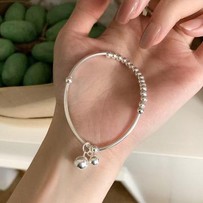 Runder Perlenarmband im koreanischen Stil für Damen - Minimalistisch, Elegant, Vielseitig, Hochwertiges Modeaccessoire