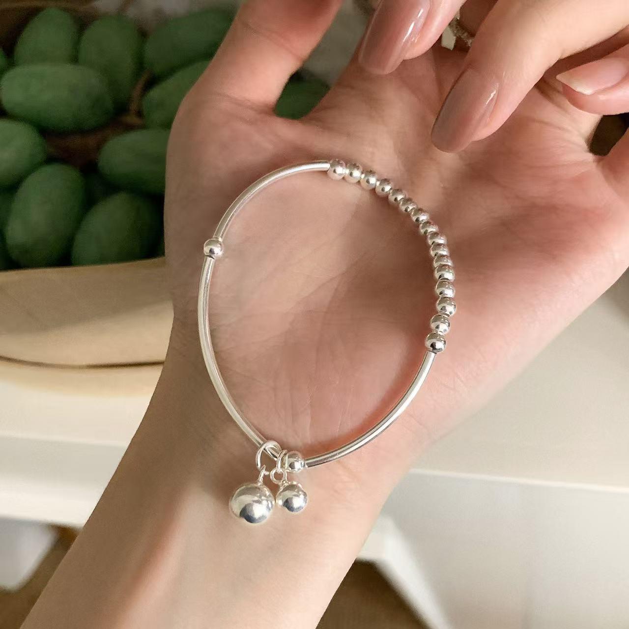 

Korean Style Round Bead Women s Minimalist Bracelet - Elegant, Versatile, High-End Fashion Accessory