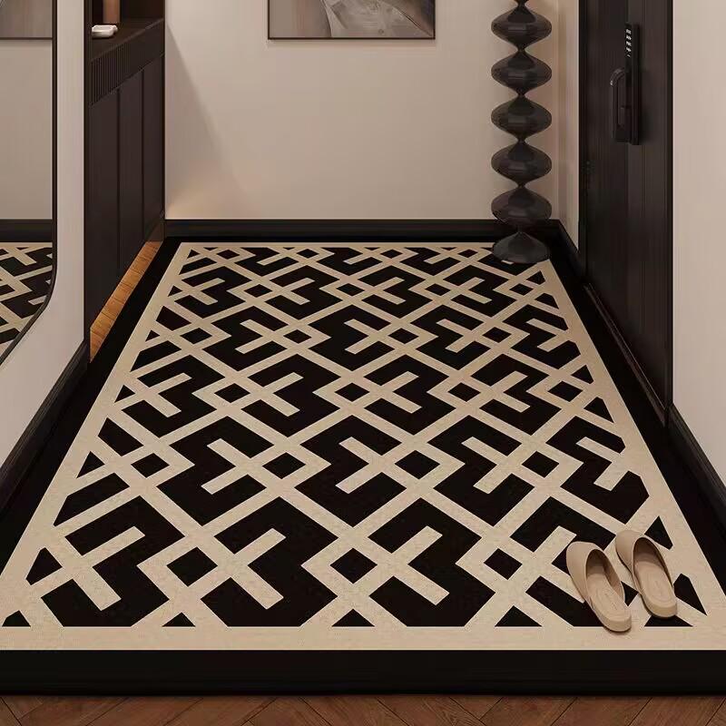 Premium Non-Slip Dirt-Resistant Cuttable Entrance Doormat with Cloth Backing - Easy to Clean Entryway Carpet