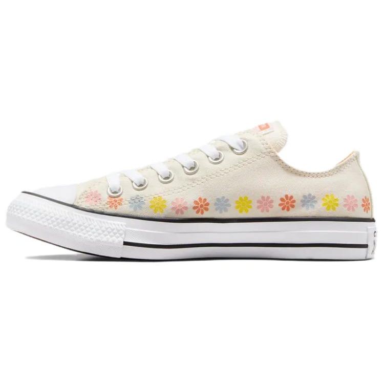 Converse Chuck Taylor All Star Simple Comfortable Versatile Casual Durable Breathable Low-Top Canvas Shoes Women Sneaker Beige A08107C