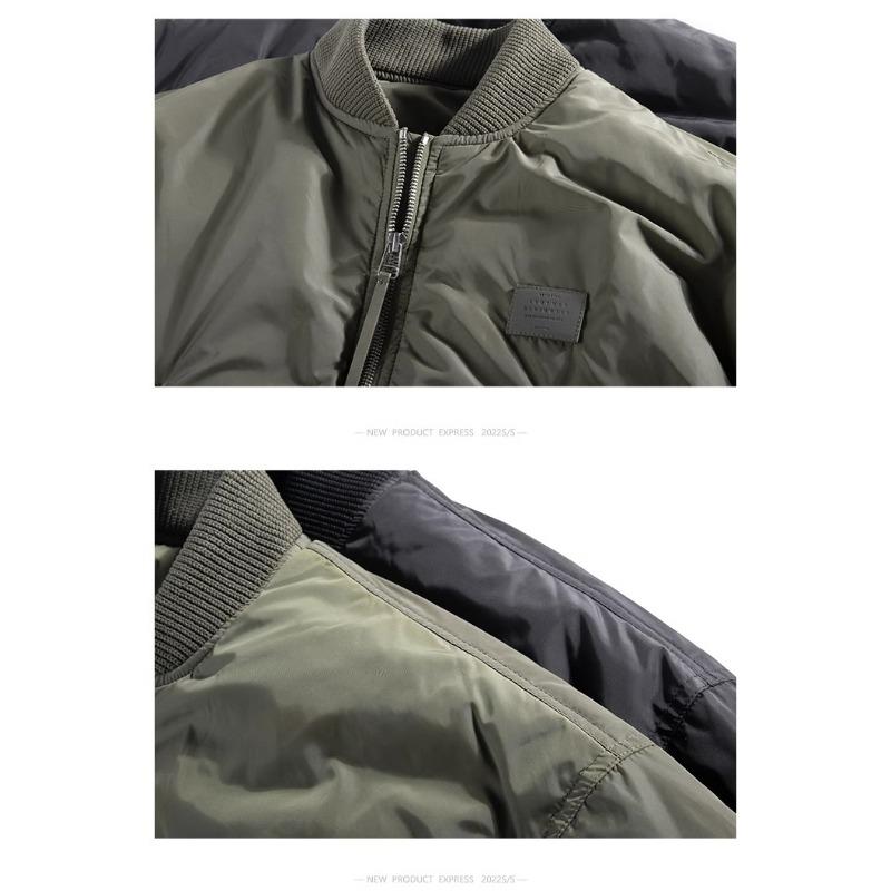 Retro Japanese Tooling Thickened Warm Cotton-padded Jacket Men's Autumn Loose Warm Casual Baseball Uniform